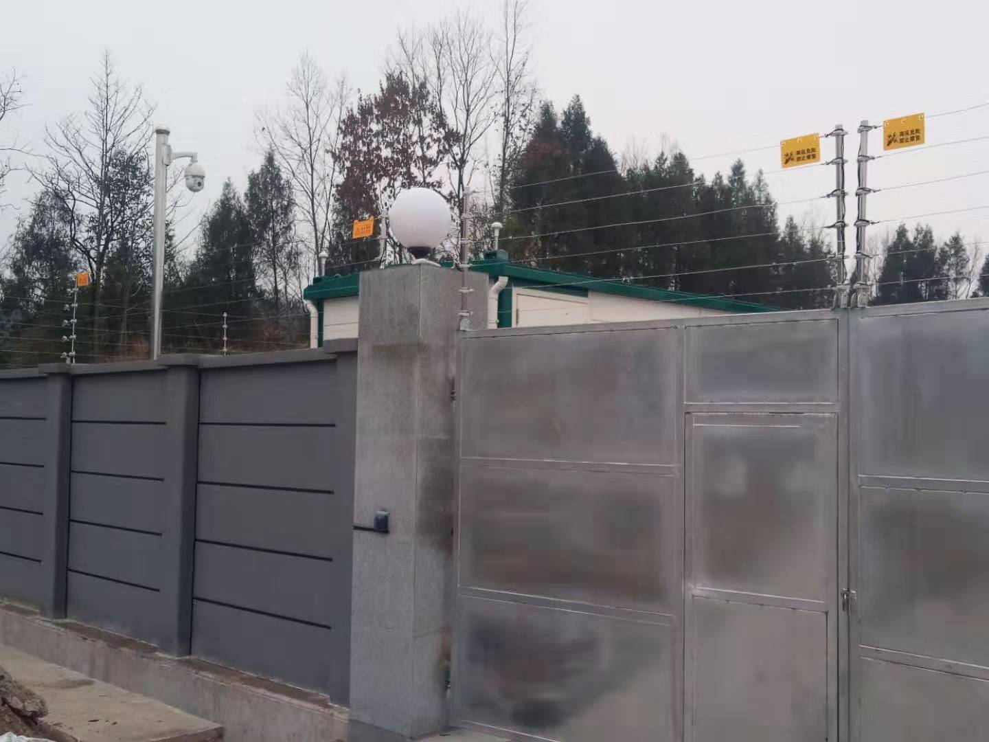 阆中河溪镇110KV送变电站电子围栏围栏系统案例